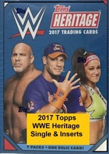 2017 Topps Heritage WWE Singles & Inserts