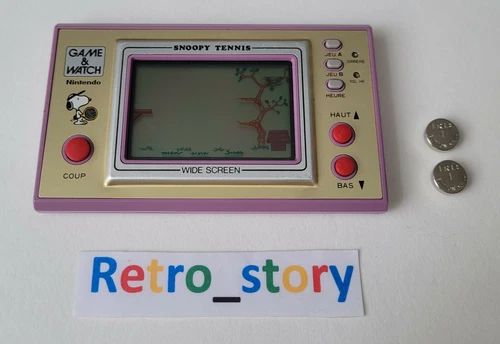 Nintendo Game & Watch - Snoopy Tennis - Wide Screen SP-30 - Touches Françaises