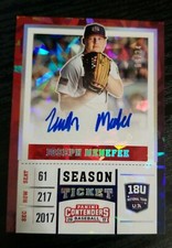2017 Contenders USA Season Ticket Joseph Menefee Auto /24
