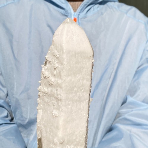 2,40 Pfund seltene natürliche weiße Kerze Quarz Kristall Cluster Mineral/innere Mongolei - Bild 14 von 14