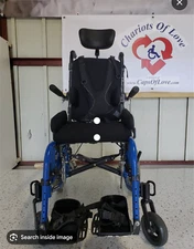 Zippie TS SE Pediatric Wheelchair Folding Frame Tilt in Space Stroller Handlebar