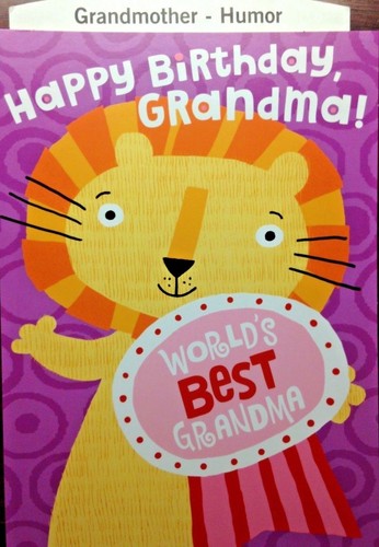 GRANDMA Birthday Card from GRANDKID, from Young Grandchild, 16 Choices 34 - Picture 19 of 40