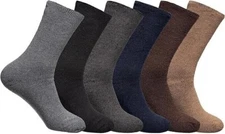 Mens Thermal Diabetic Sock Thick Winter  Warm Non Elastic