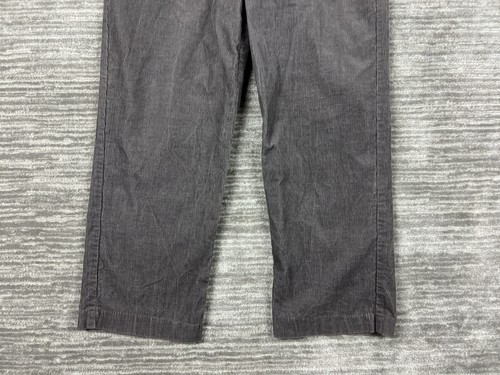 Vintage John Blair Pants Mens 40 Gray Chino Corduroy Cotton Straight Leg 90s - Picture 3 of 11