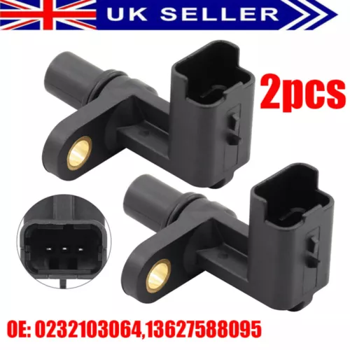 2x Camshaft Position Sensor For BMW Mini Citroen Peugeot 13627588095 13627566052 - Picture 1 of 7