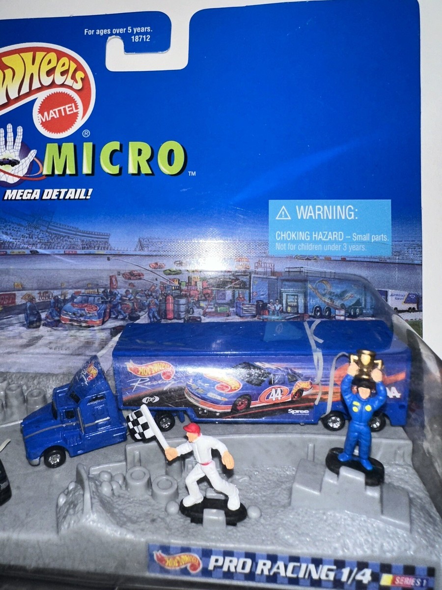 Hot Wheels Planet Micro Pro Racing 1/4 Series 1 Set #18712 New