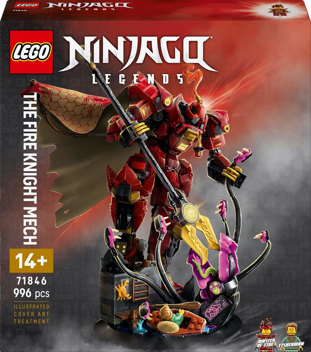 LEGO Ninjago 71846 The Fire Knight Mech 996 pcs Toy Building Kit