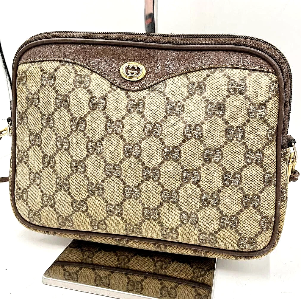 Sac à bandoulière GUCCI GG Supreme ancien Gucci PVC