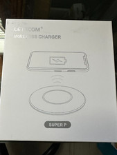 Letscom Wireless Charger Super P Black, new sealed.