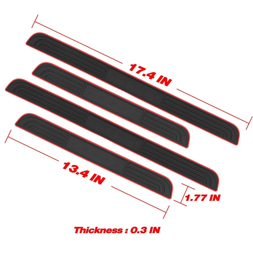 Universal Car Door Sill Protector Plate Cover, Entry Step Trim Panel