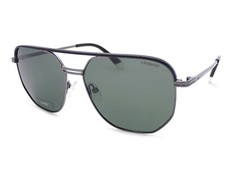 Occhiali da sole Polaroid polarizzati rutenio con lenti verdi CAT.3 PLD2090 SMF