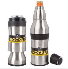 Portabotellas y latas ORCROCK,Orca,Orca Rocket, Doble pared, sellado al vacío,