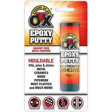 2 x  Epoxy Putty Stick Quick Cold Weld Repair Fix for Metal Plastic Wood Steel