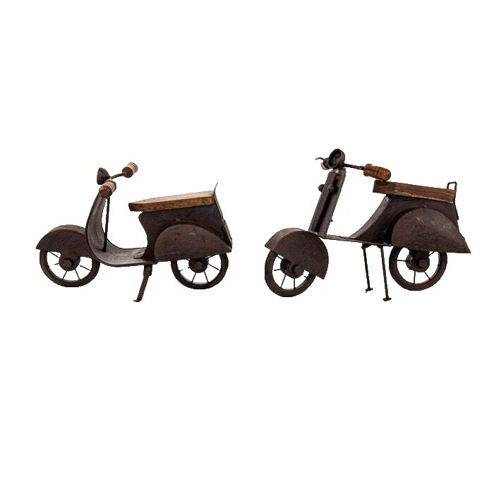 Decoraciones de Metal marrón vehículos esculturas y estatuillas