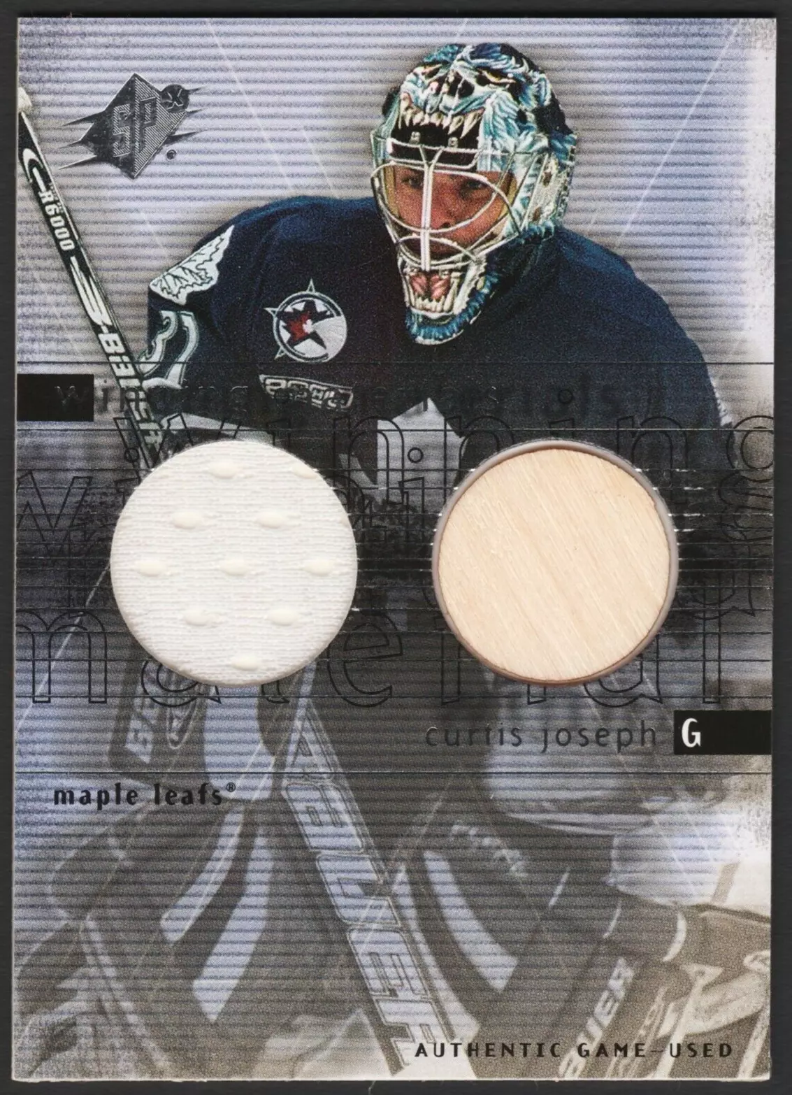 Curtis Joseph trading card
