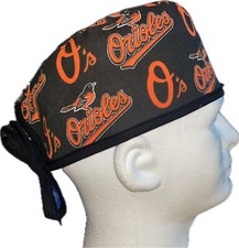 MLB Baltimore Orioles Black Scrub Hat Chemo Cap