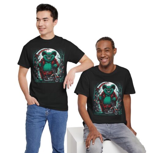 Vintage Graphic Halloween Tee, Gift for Goths, Casual Streetwear, Unisex Heavy