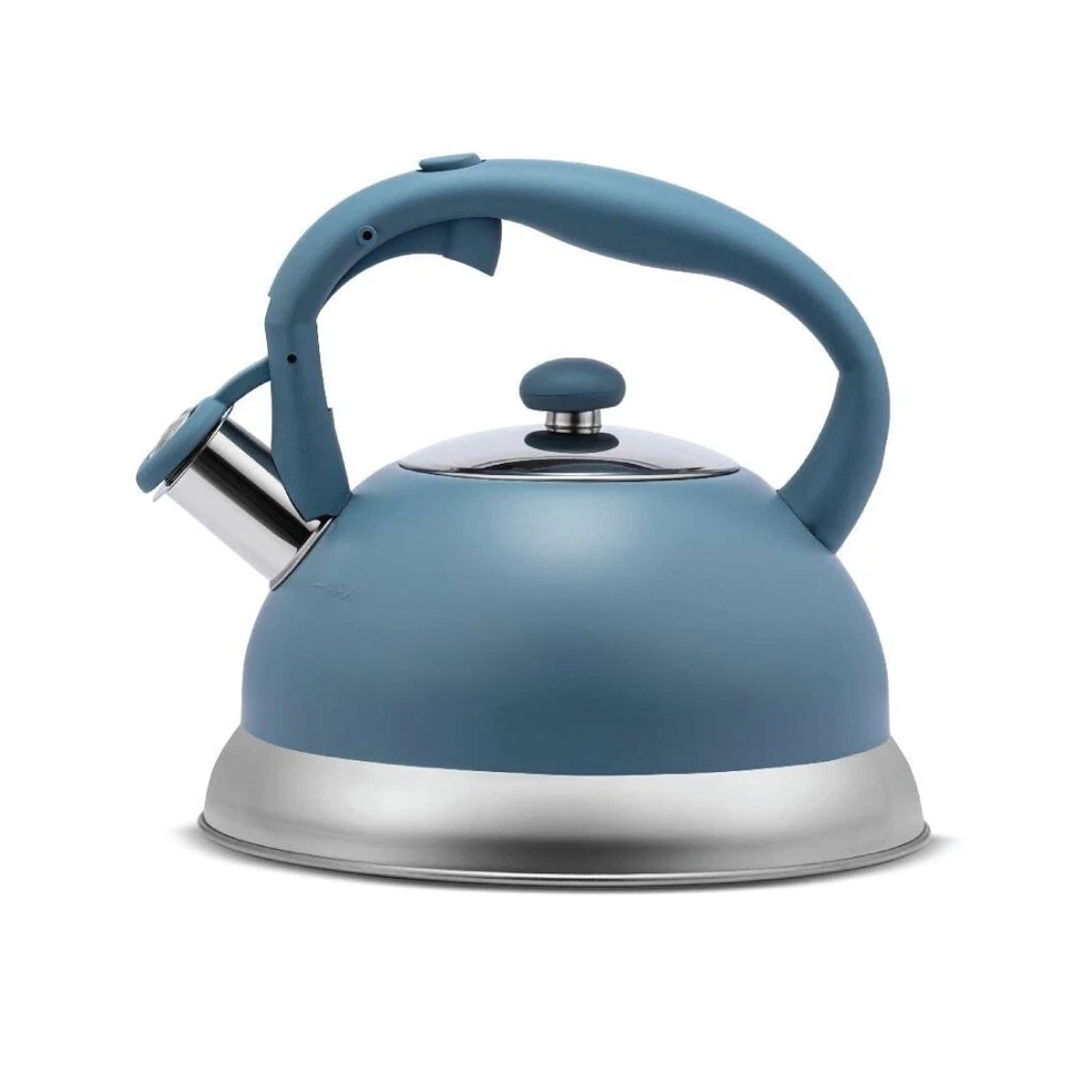 2.7L Whistling Kettle Heavy Duty Base Kitchen Teapot Flip Spout Induction Tech - Image 3 of 4
