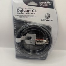 Targus PA410U DEFCON CL Notebook Computer Cable Lock New. Sealed.