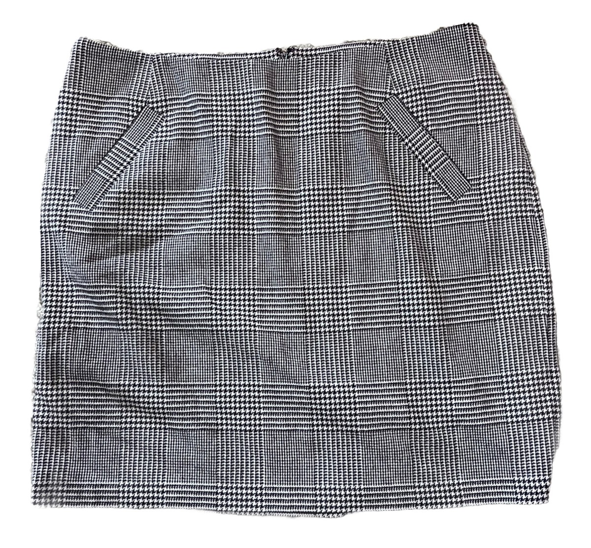 Lands End Skirt Houndstooth Purple Plum With Pockets Size 18W | eBay