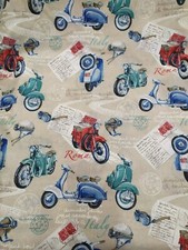 Tessuti in cotone stampato scampolo stoffe tappezzeria divani tende tendaggi 