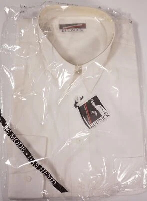 Original Rudnick Chemise Homme Business Blanc Taille 40 T 138 Weitschnitt Avec - Photo 1/4