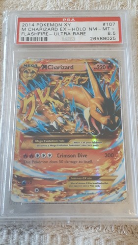 M Charizard-EX graded PSA 8.5 for sale on eBay