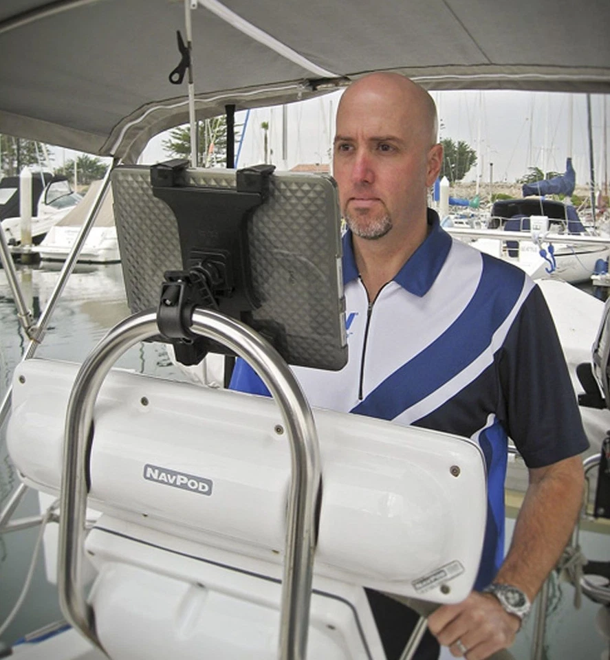 ARKTAB127 Sailboat iPad Mount and Boat Helm Tablet Mount for iPad Air iPad 4 3 2 - Image 2 of 3