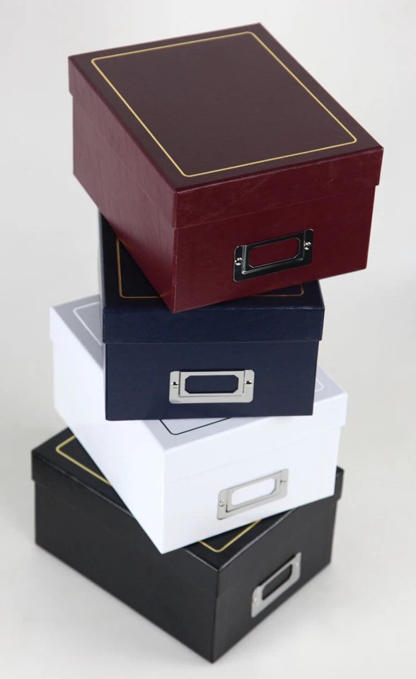 IDEAL TREND Tradition Photo Box für 700 Fotos in 10x15 cm – Fotobox mit edler Prägung