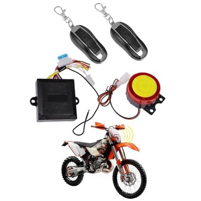 Motorcycle Anti-Theft Alarm System Dual Remote Control Kill Start Alarm