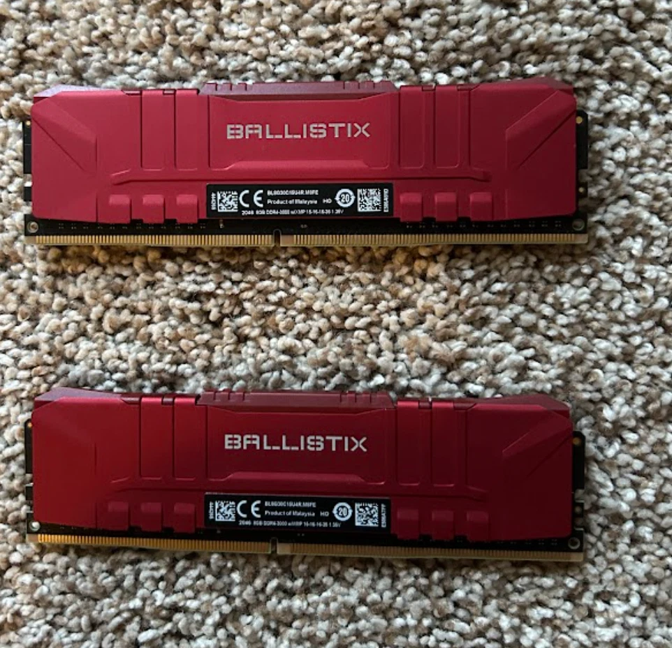 Crucial Computer PC4-24000 (DDR4-3000) Bus Speed RAM 288 Pins for