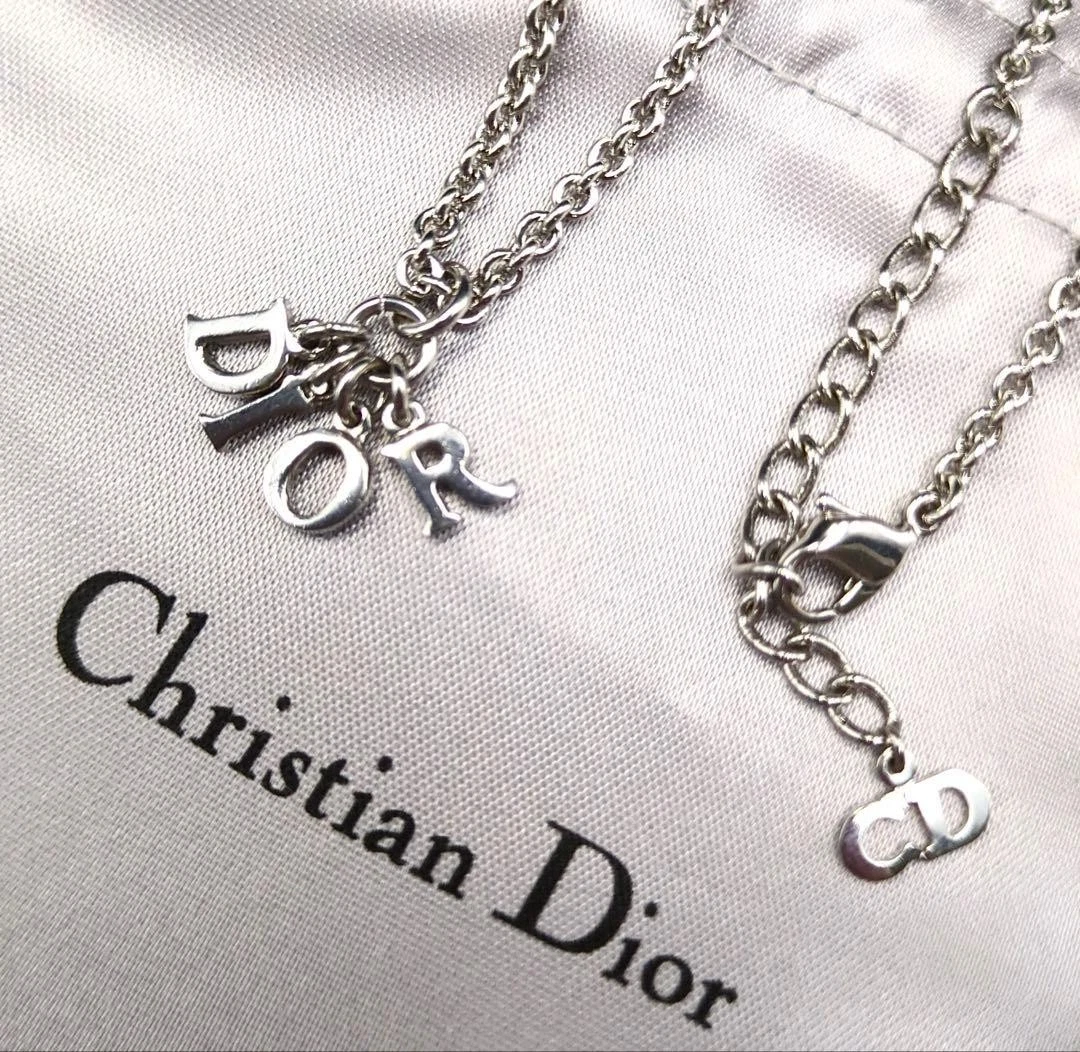 アクセサリー Dior Silver necklace used Dior Silver Fashion Necklaces & Pendants for sale | eBay