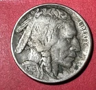 1915D US Buffalo Nickel! "Denver" Mint! XF Details! SHARP HORN! Old US Coin!