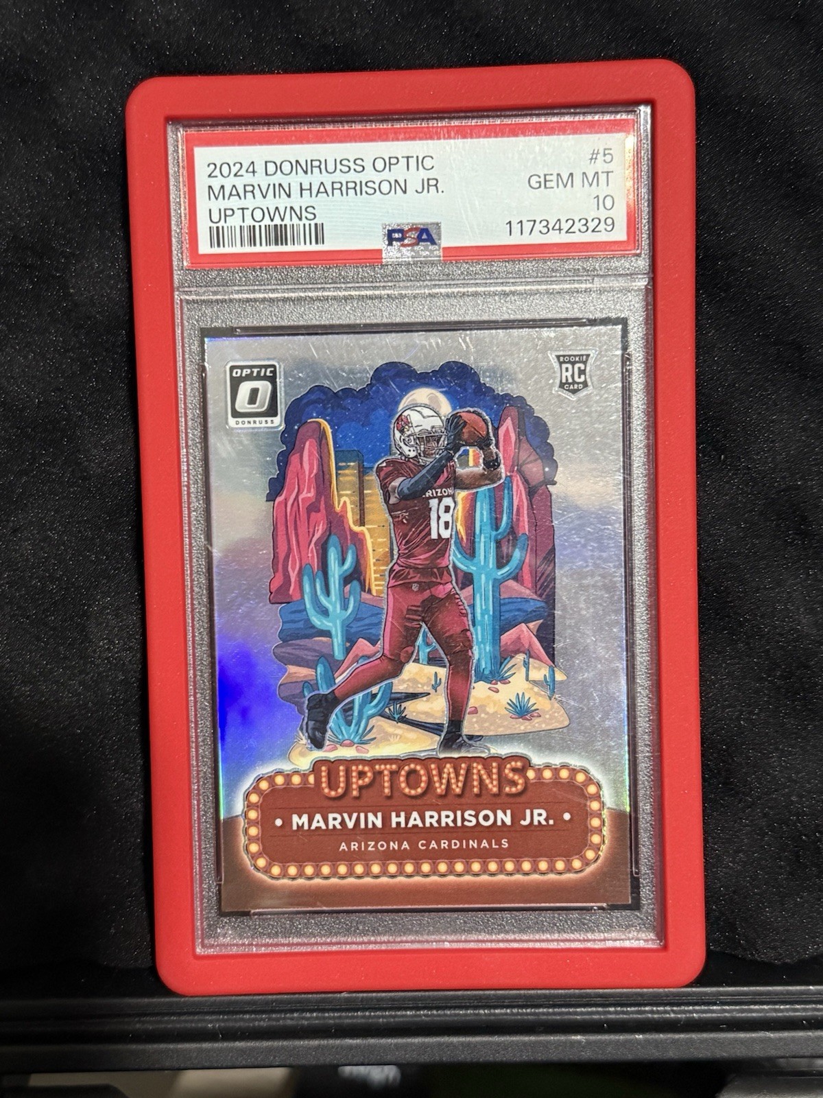 2024 Panini Donruss Optic - Uptowns Marvin Harrison Jr. #5 (RC) PSA 10