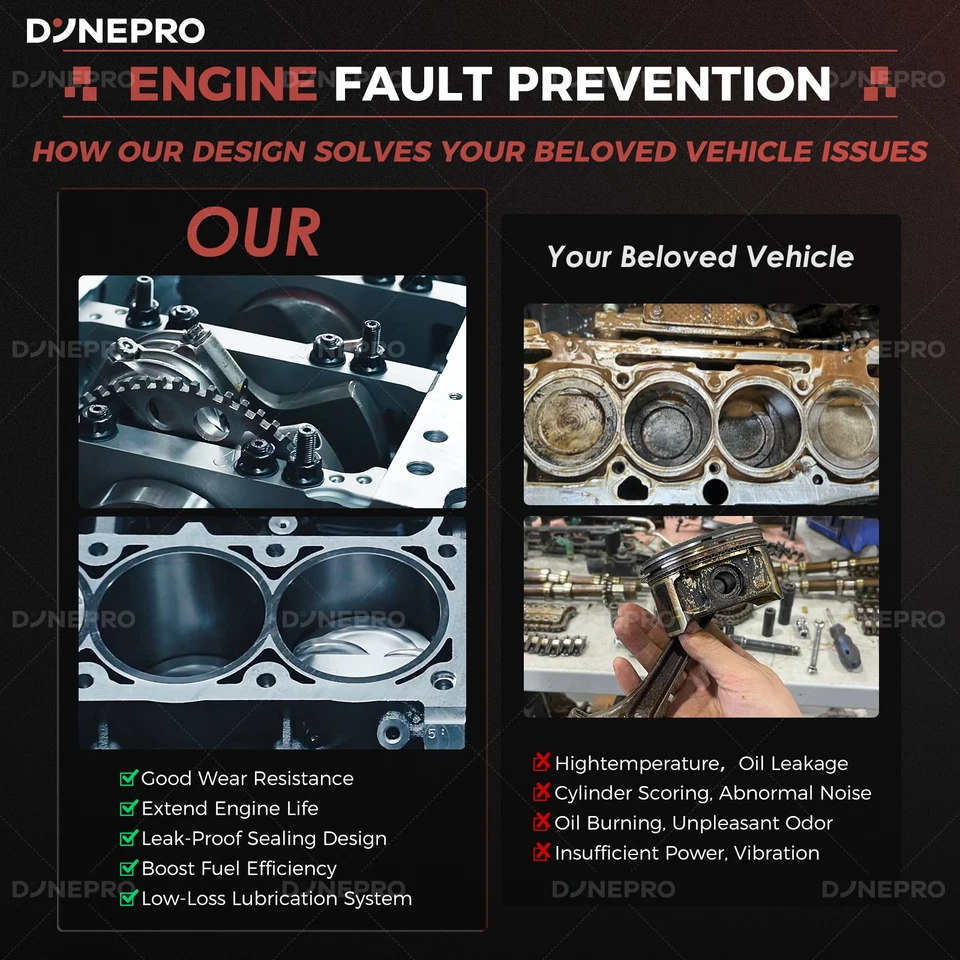 2.4L Camshaft Head Gaskets Bolts Kit Lifter Rocker Arm Fit 09-11 Chevrolet HHR - Imagem 2 de 4