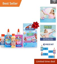 Ultimate Slime Making Kit with Blue  Pink Transparent Glue - Fun Gift Idea