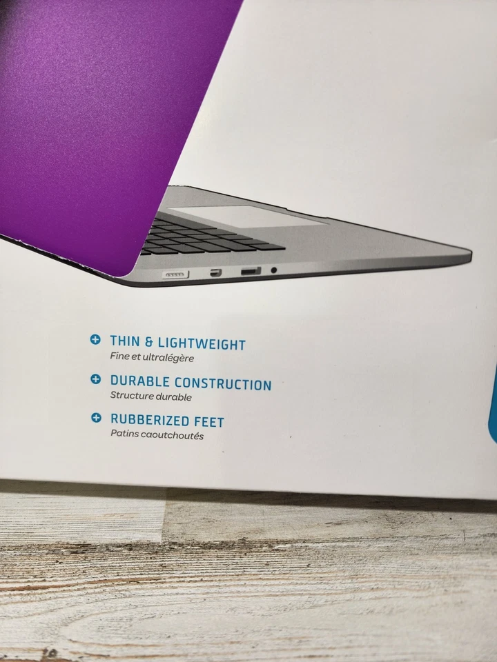 Speck Smarthell Estuche Apple MacBook Air 13” Púrpura Estuche Rígido Laptop Foto 2 de 4