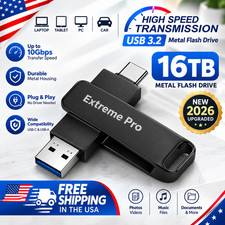 USB 3.2 Dual Type-C & USB Flash Drive Metal High Speed Memory Stick 1TB 2TB