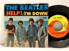 The Beatles - Help / I'm Down 45 RPM - Tested VG+ Vinyl + Sleeve -F2