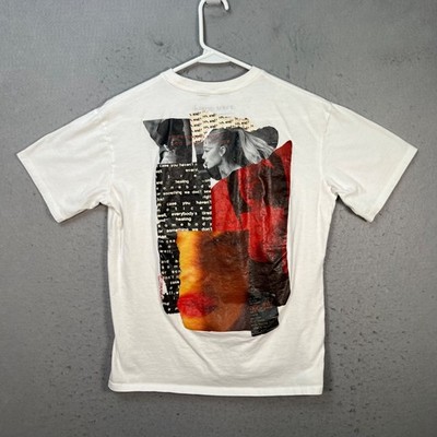 Ariana Grande ''Yes And?'' Tour Album Graphic White T-Shirt Womens Size Small