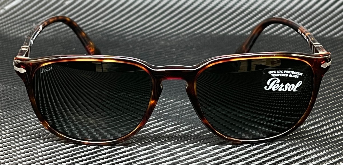 PERSOL PO3019S 24 31 Havana Square Men's 52 mm Sunglasses