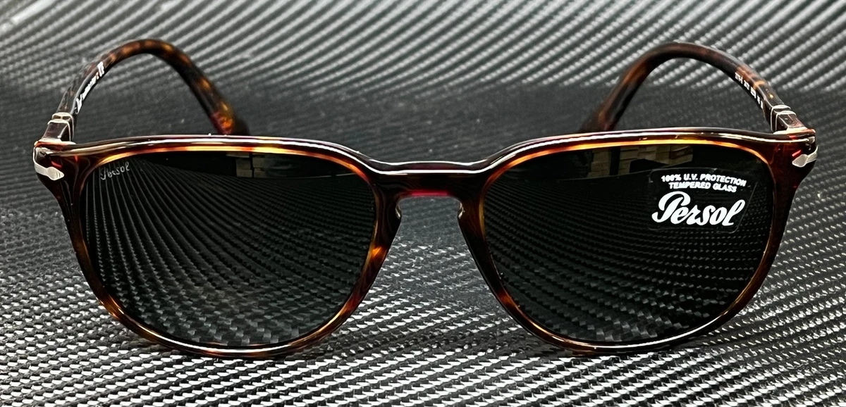 PERSOL PO3019S 24 31 Havana Square Men's 52 mm Sunglasses