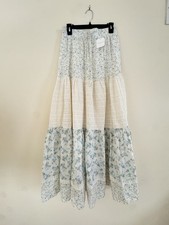 NWT Altar'd State Kairo Eyelet Maxi Skirt featuring a mixed floral print Size L