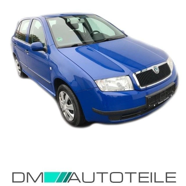 für Skoda Fabia 6Y Scheinwerfer Set Links Rechts 99-08 H7/H3 Chrom alle Modelle - Bild 4 von 4