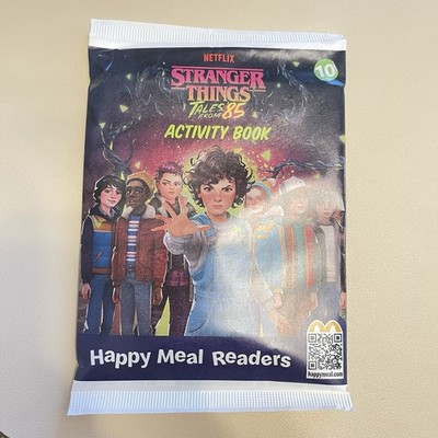 McDonald's 2026 Stranger Things Tales From 85' Activity Book New Sealed