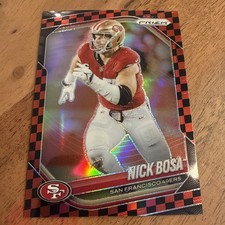 2025 Panini Prizm - Nick Bosa Black & Red Checker Prizm SSP🔥🔥