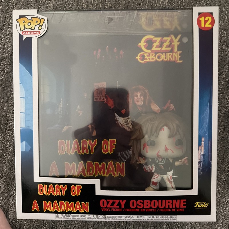 Funko Pop! Vinyl: Diary of a Madman Ozzy Osbourne #12 Album Figure Factory Seal