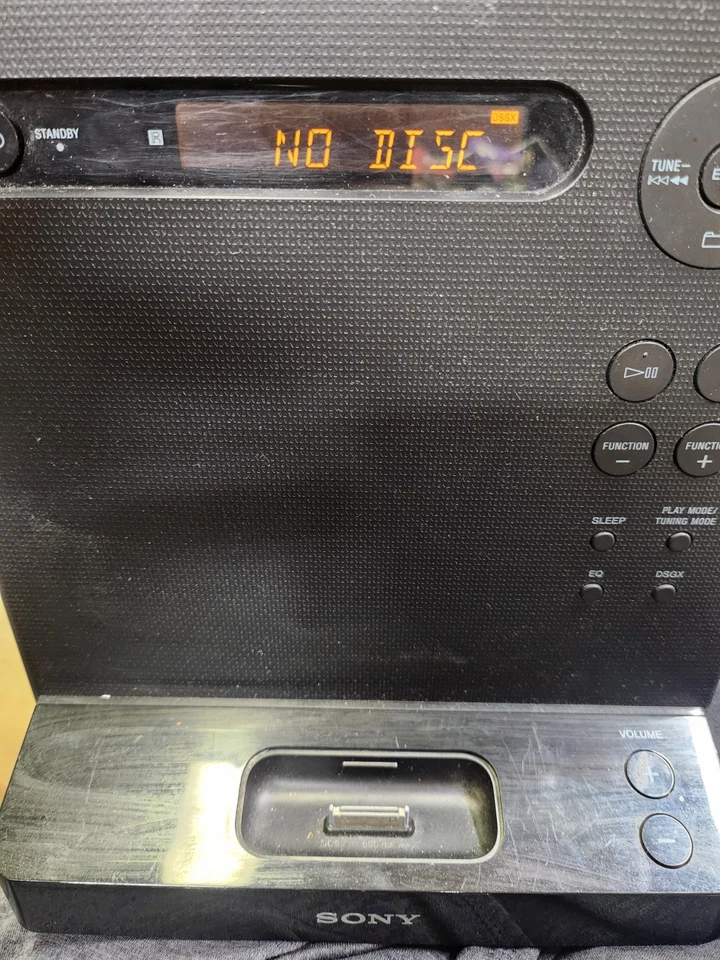 Receptor de CD MP3 Sony negro modelo HCD-LX201 - ¡Funciona muy bien! ¡ENVÍO GRATUITO! Foto 2 de 4