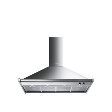 Smeg Opera 120cm Chimney Range Cooker Hood - Stainless Steel KD120HXE