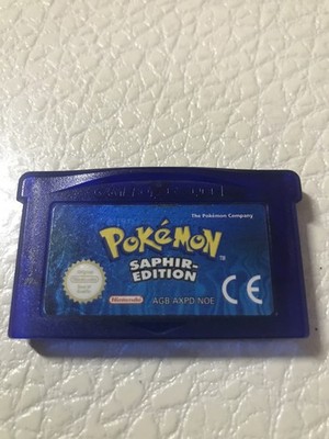 Pokemon Saphir Edition Nintendo Gameboy Advance nur Modul PAL NOE neue Batt.
